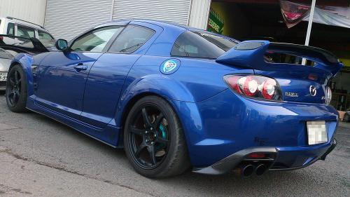 R Magic Mazda RX-8 (SE3P) Kouki Muffler Garnish