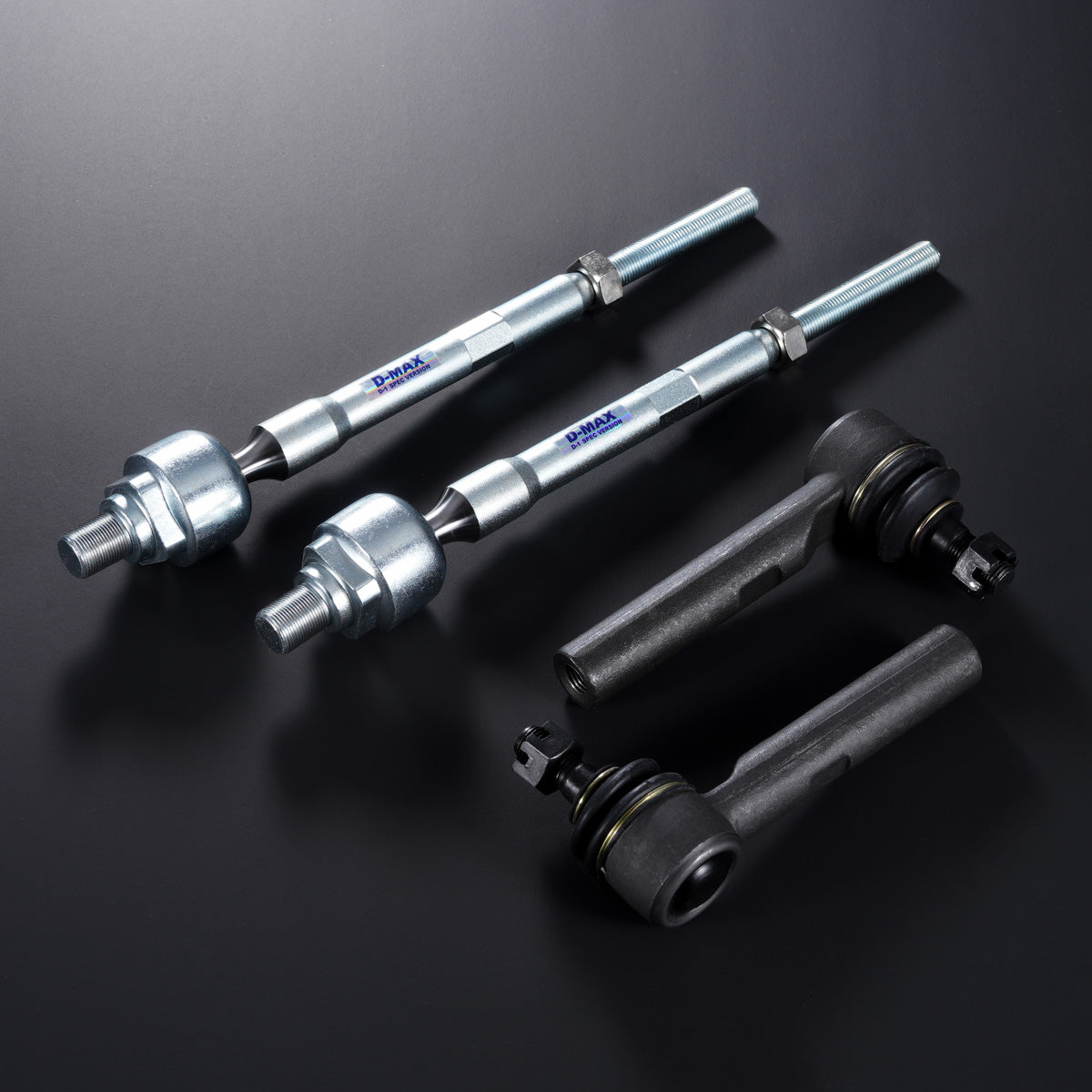 D-Max Nissan Silvia S13 / S14 / S15 / 180SX D1 Spec Reinforced Tie Rods with Ball Joint Tie Rod Ends