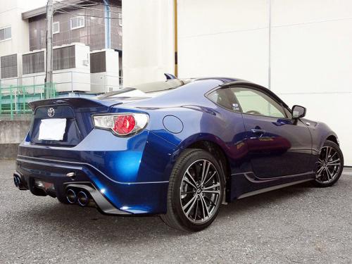 R Magic Toyota 86 / Subaru BRZ (ZN6 / ZC6) Tuned Silencer with Quad Titanium Slash Cut Tails