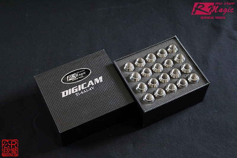 R Magic Titanium Wheel Nuts (64 Titanium)