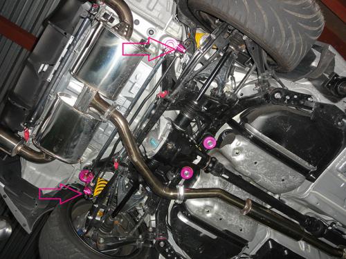 R Magic Toyota 86 / Subaru BRZ (ZN6 / ZC6) Rear Stabilizer Brackets