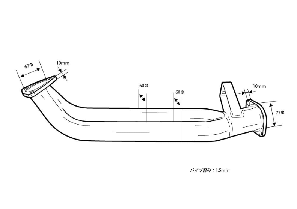 D-Max Nissan SR20DET (S13 / S14 / S15 / 180SX) Dual Front Pipe