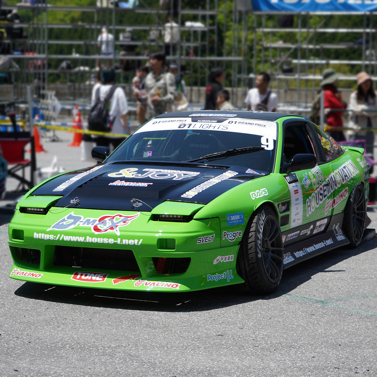 D-Max Nissan 180SX (RPS13) Rear Over Fenders