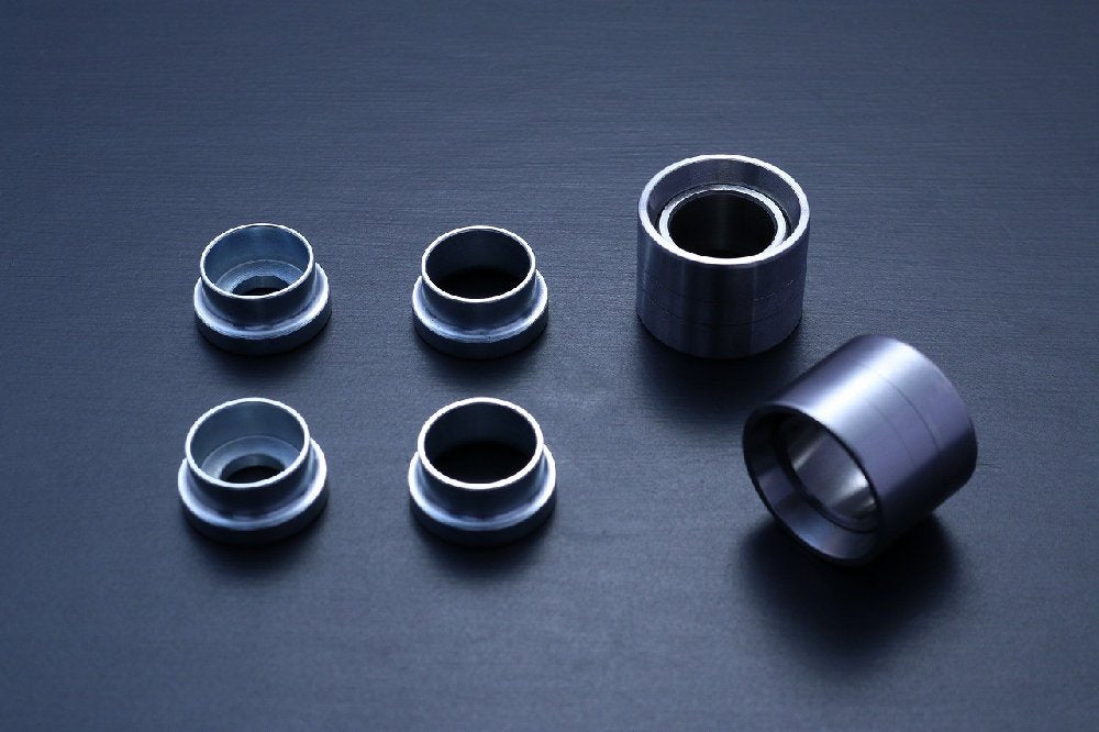 D-Max Nissan Silvia / 180SX / Skyline D1 Spec Rear Lower Brackets with Pillow Balls Fitted, Pair
