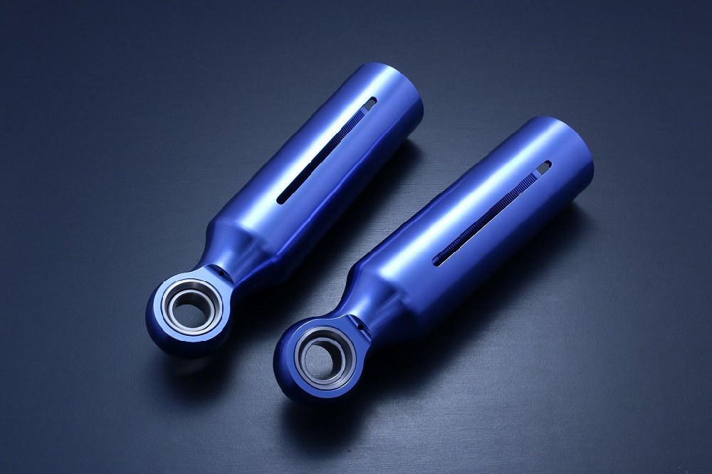 D-Max Nissan Silvia / 180SX / Skyline D1 Spec Rear Lower Brackets with Pillow Balls Fitted, Pair