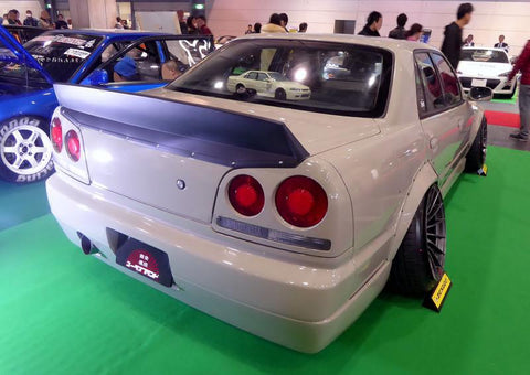 URAS Nissan Skyline R34 (ER34) Vertical Tail Fins (4 Door)