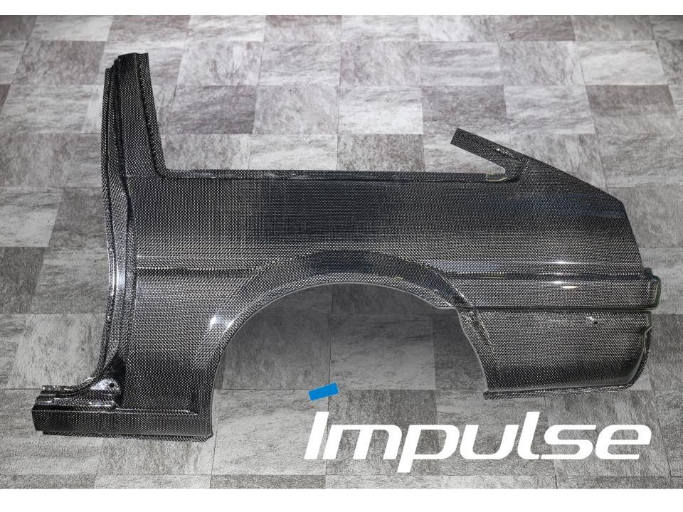 IMPULSE Toyota Corolla Levin / Trueno (AE86) Dry Carbon Rear Fender (3 Door, One Side)