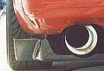 First Molding Rear Diffuser Canards