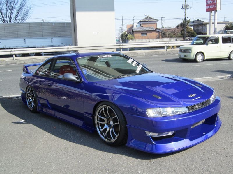 Car Modify Wonder Nissan Silvia (S14 Kouki) GLARE Twin-Blade Rear Wing