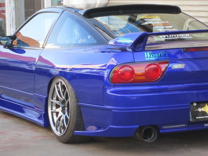 Car Modify Wonder Nissan 180SX (RPS13) GLARE Triple Duct Bonnet (FRP)