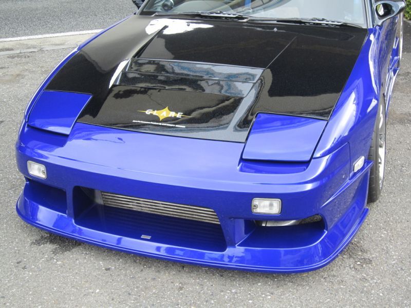 Car Modify Wonder Nissan 180SX (RPS13) GLARE Triple Duct Bonnet (FRP)