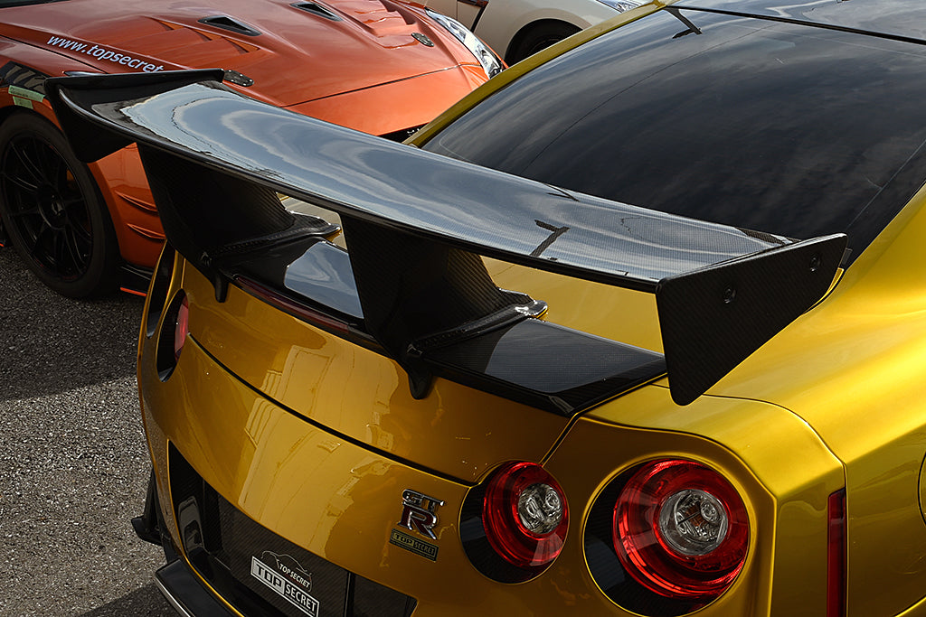 Top Secret R35 GT Wing ST2 (High Mount)