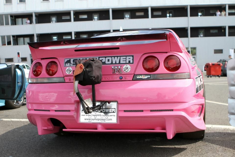 Do-Luck Nissan Skyline GT-R (BCNR33) Side Panels for Trunk-Integrated Wing Stay