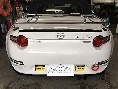 ZOOM ENGINEERING Mazda Roadster (ND) Stainless Trunk Carrier 19mm