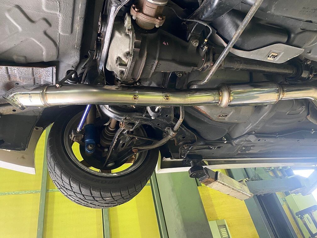 GP SPORTS EXAS Racing Exhaust S14/S15 (with Sub Silencer)