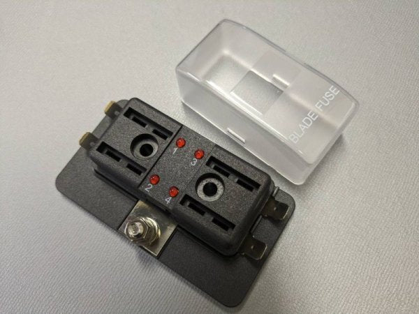 Do-Luck 4-Way Fuse Box with LED Indicator
