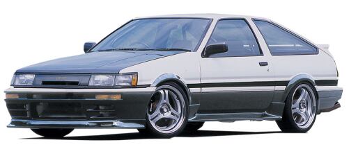 GP SPORTS Toyota Corolla Levin / Trueno (AE86) Chokets Front Bumper Levin