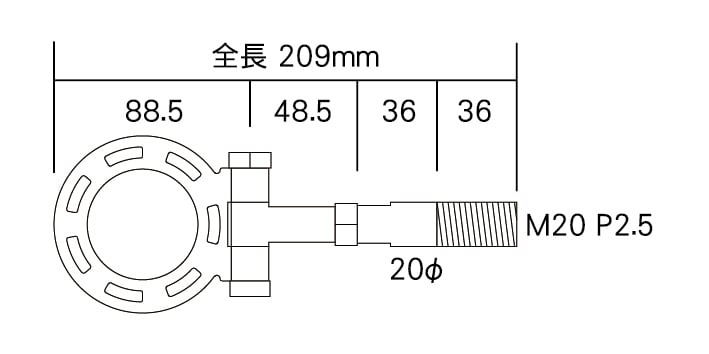 GP SPORTS Mazda Roadster (NC) G-SONIC Tow Hook TYPE-2 (GH2-01)
