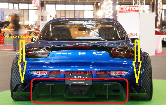 Abflug Universal Rear Under Diffuser ver.430
