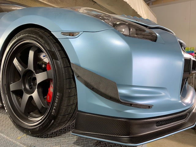 Abflug Nissan GT-R (R35) Front Canards (Carbon)