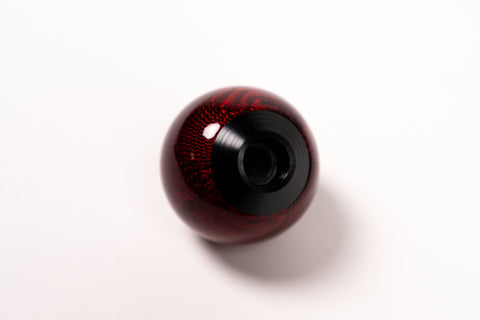 Hitman Red Carbon Weighted Shift Knob (12x1.25, 10x1.25, 10x1.5, 8x1.25)