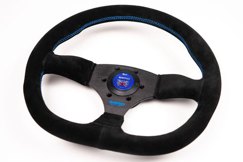 345mm SARD D-Shape Suede Steering Wheel