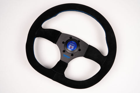 345mm SARD D-Shape Suede Steering Wheel