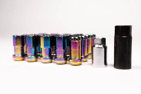 KYO EI Racing Composite R40 Neochrome Lug Nuts