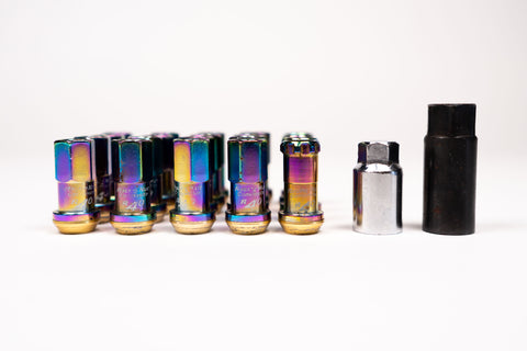 KYO EI Racing Composite R40 Neochrome Lug Nuts