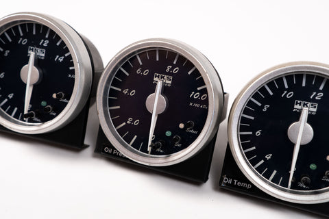 HKS Direct Bright Meter 60mm / Navy 4-Piece Gauge Set