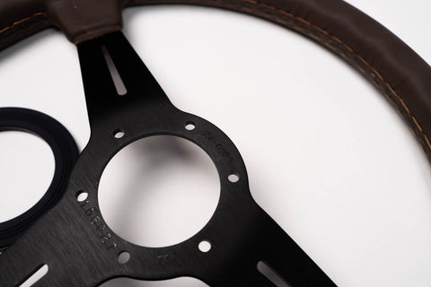 360mm Nardi Classic Brown Leather