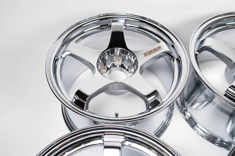 URAS NS-01 17" 9.5J +15 (5x114.3) *Triple Chrome Plated*