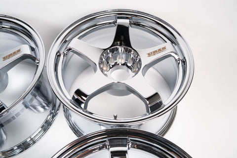 URAS NS-01 17" 9.5J +15 (5x114.3) *Triple Chrome Plated*