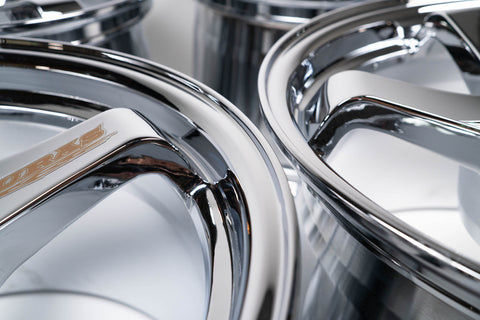 URAS NS-01 17" 9.5J +15 (5x114.3) *Triple Chrome Plated*