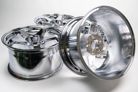 URAS NS-01 17" 9.5J +15 (5x114.3) *Triple Chrome Plated*