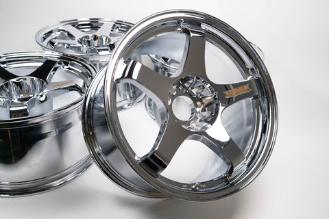 URAS NS-01 17" 9.5J +15 (5x114.3) *Triple Chrome Plated*