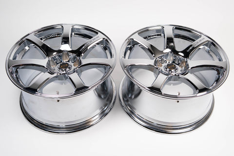 WORK Emotion XT7 17" 9J +17 Pair (5x114.3) *Triple Chrome Plated*