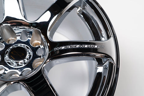 WORK Emotion XT7 17" 9J +17 Pair (5x114.3) *Triple Chrome Plated*