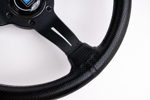 330mm Nardi Classic Deep Corn (Blue Stitching)