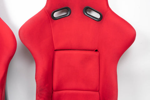 Bride Zeta 2 and Zeta 2 Type-L Red Bucket Seat Pair