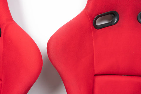 Bride Zeta 2 and Zeta 2 Type-L Red Bucket Seat Pair