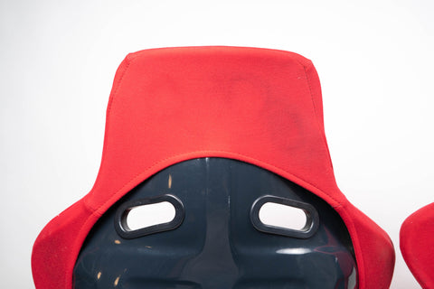 Bride Zeta 2 and Zeta 2 Type-L Red Bucket Seat Pair
