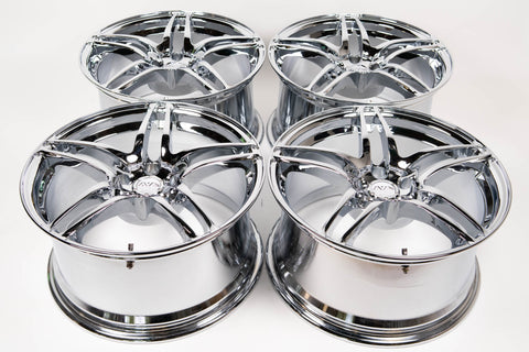 Yokohama AVS Model 5 17" 9J +35 (5x114.3) *Triple Chrome Plated*