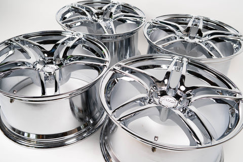 Yokohama AVS Model 5 17" 9J +35 (5x114.3) *Triple Chrome Plated*