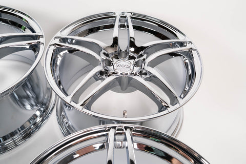 Yokohama AVS Model 5 17" 9J +35 (5x114.3) *Triple Chrome Plated*