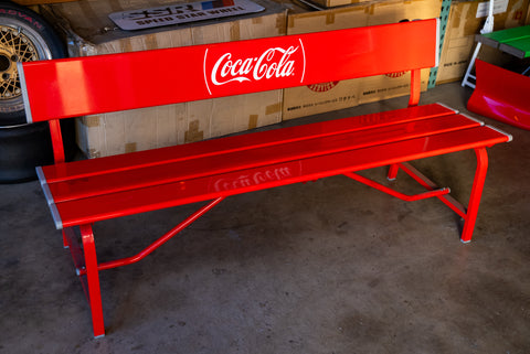 Coca Cola Aluminum Promotional Bench