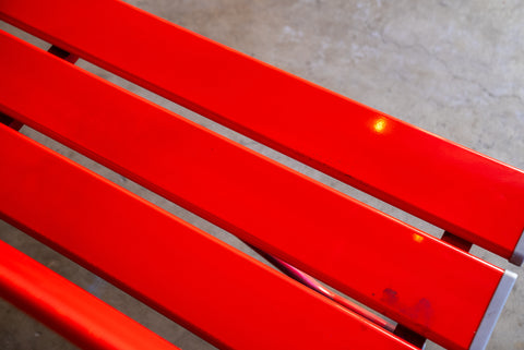 Coca Cola Aluminum Promotional Bench