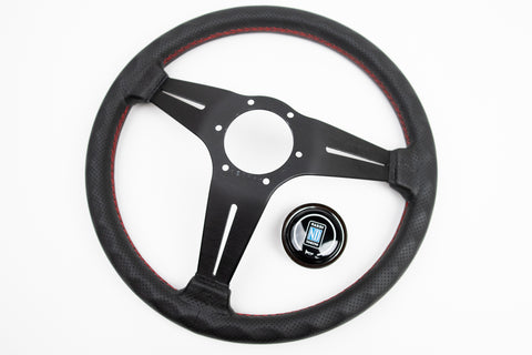 350mm Nardi Rally Deep Corn "Red Logo Limited Edition FET Japan Model*