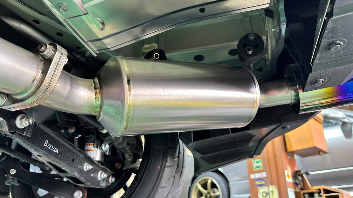 Yashio Factory Toyota GR86 (ZN8) Super Silent Titanium Muffler