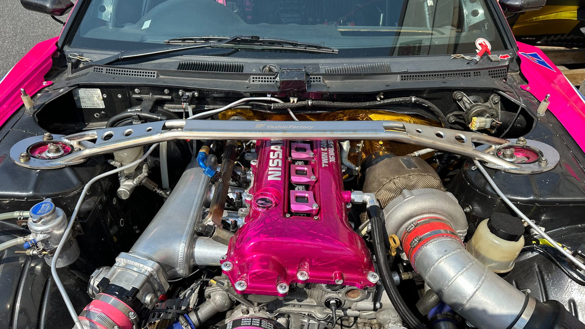 Yashio Factory Nissan Silvia S13 / S14 / S15 Titanium Front Strut Tower Bar